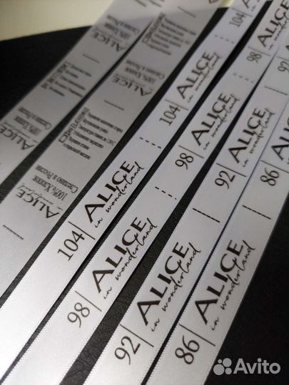 Бирки, ленты, составники