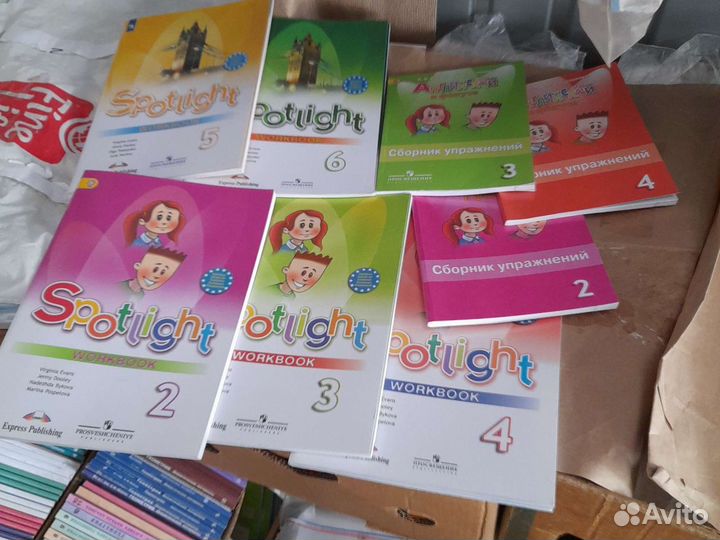 Учебники spotlight Ваулина, Быкова все классы 1-11