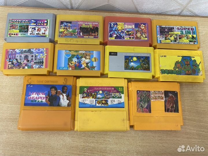 Картриджи для Dendy