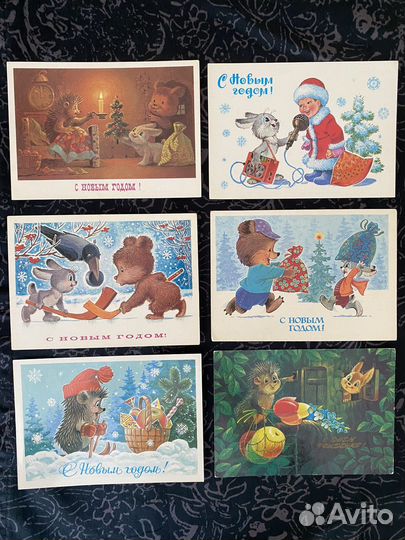 Открытки Зарубина чистые 30 шт СССР