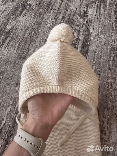 Шапка и снуд детский зима