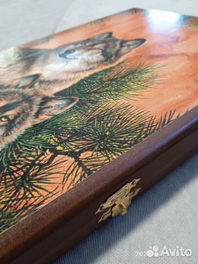 Нарды цветные, средние 