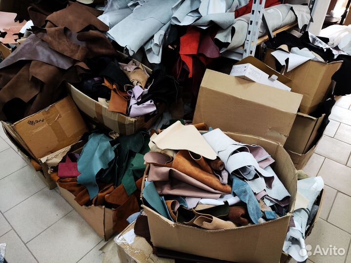 Лоскут кожевенный, обрезки кожи продаю