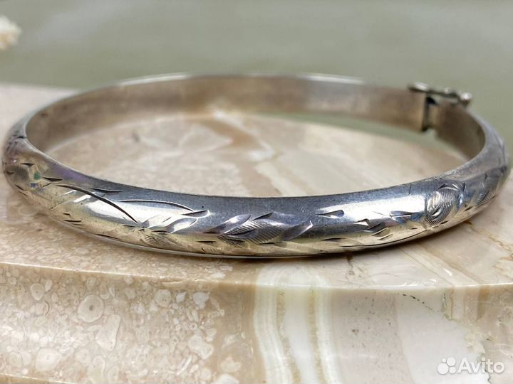 Винтажный браслет. Серебро