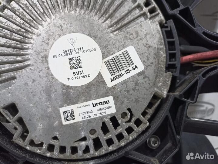 Вентилятор радиатора porsche cayenne 958