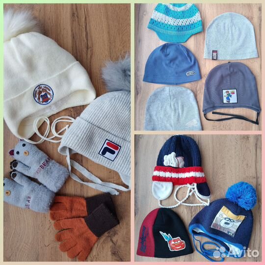 Шапки детские для мальчиков 2-3