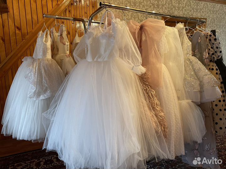 Детские платья для девочек нарядные бальные