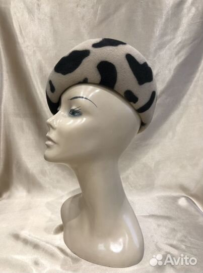 Шляпа леопардовая берет леопардовый