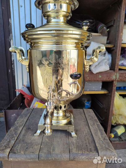 Самовар угольный на дровах