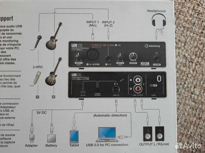 Звуковая карта Steinberg UR12