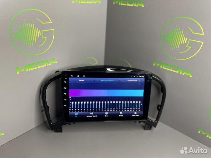 Магнитола Nissan Juke Андройд 10, 2/32Gb, Qled