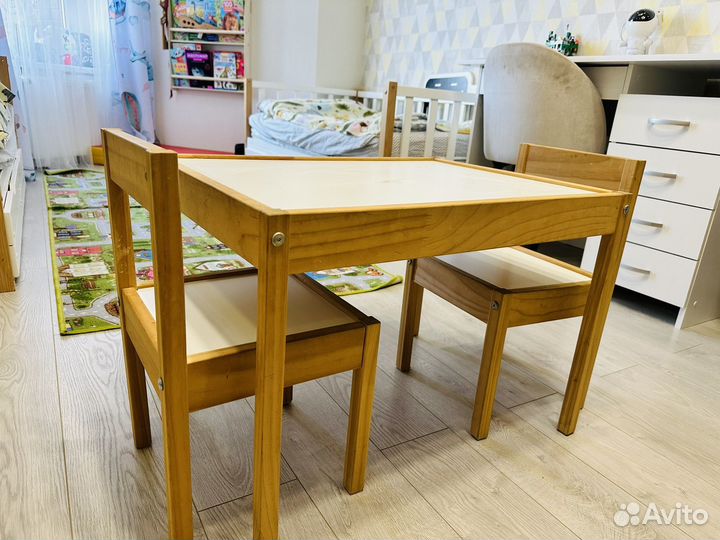 Детский столик и стульчик IKEA