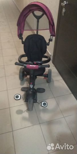 Детский трехколесный велосипед складной