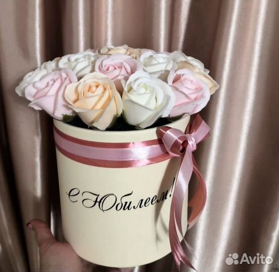 Букет из мыльных цветов