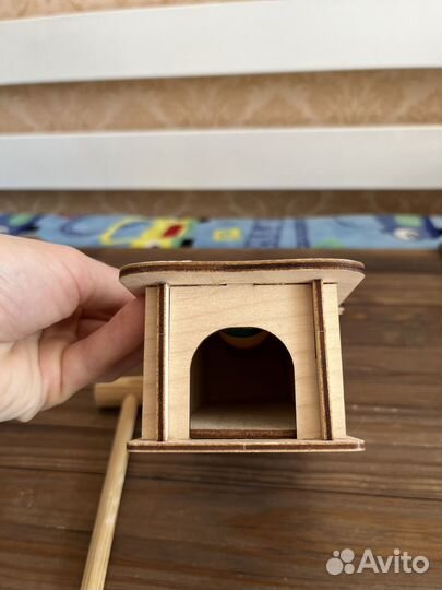 Деревянный светофор стучалка