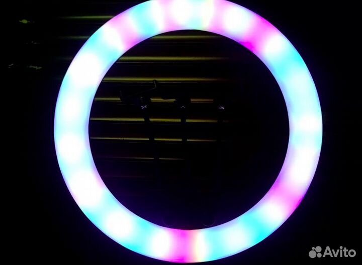 Кольцевая Лампа 45 см Цветная 50 Режимов + Штатив