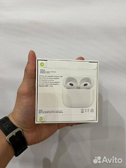 Наушники AirPods 2 заряженные плюс silicone case п