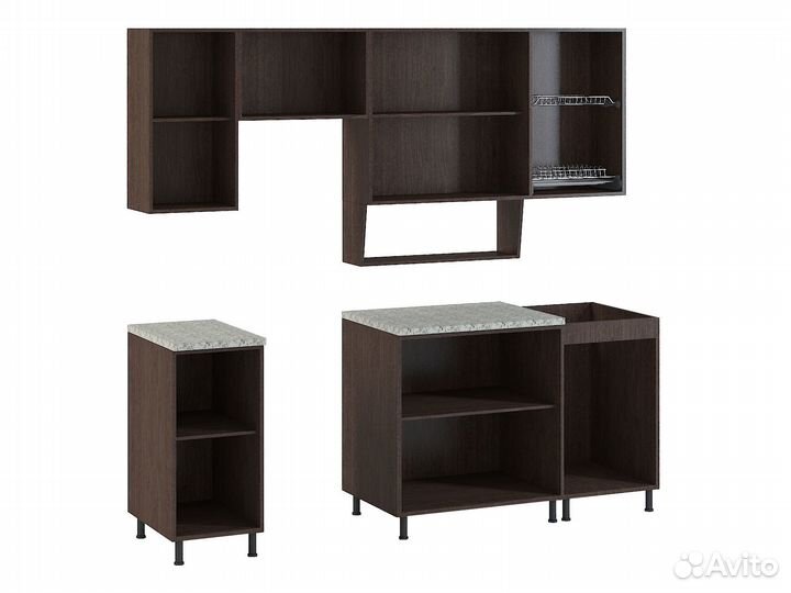 Кухонный гарнитур София 6 Венге/Лайм (готовая комп