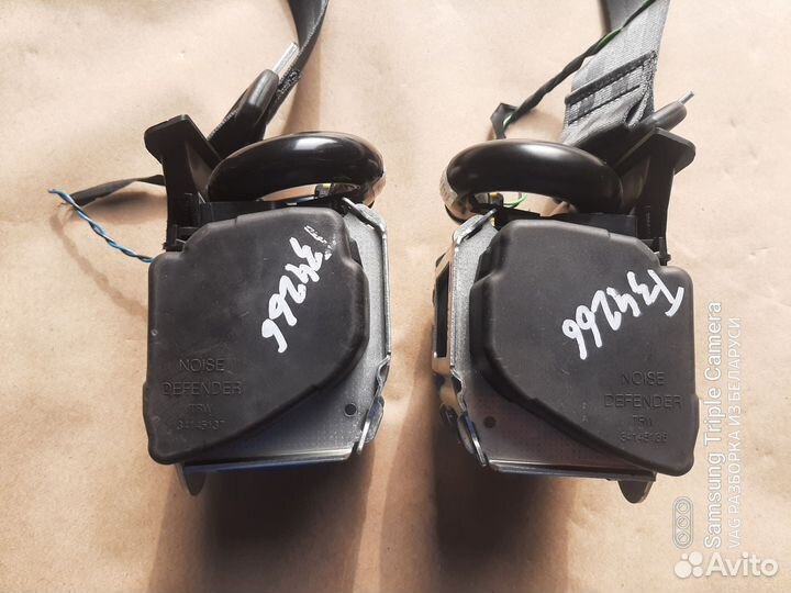 Ремень безопасности задний skoda kodiaq