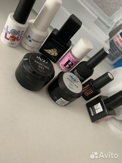 Материалы для ногтей, база, гель лак