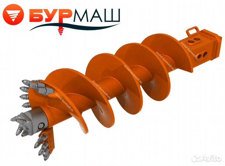 Шнек скальный двухзаходный SBF-2KR 1500