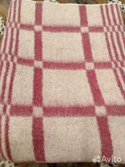 Одеяло шерстяное СССР бу