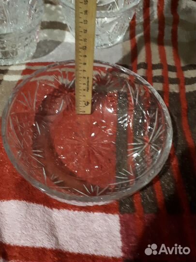 Хрустальная салатница СССР