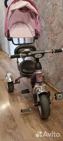 Велосипед с родительской ручкой