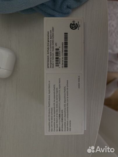 Кейс от наушников airpods 3 оригинал