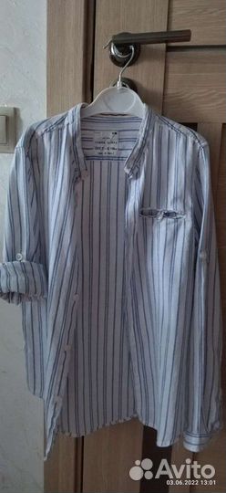 Рубашка zara для мальчика 128