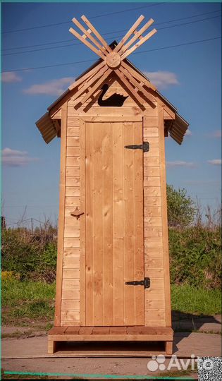 Уличный туалет с установкой