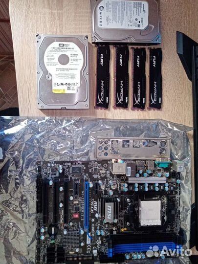 Разные комплектующие для компьютера