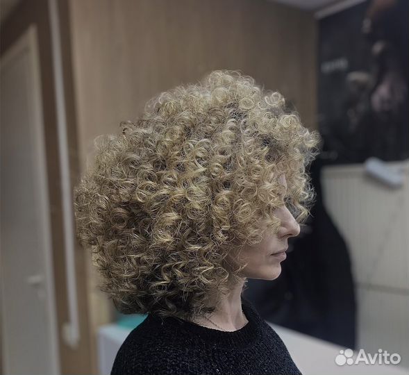 Укладка афрокудрей