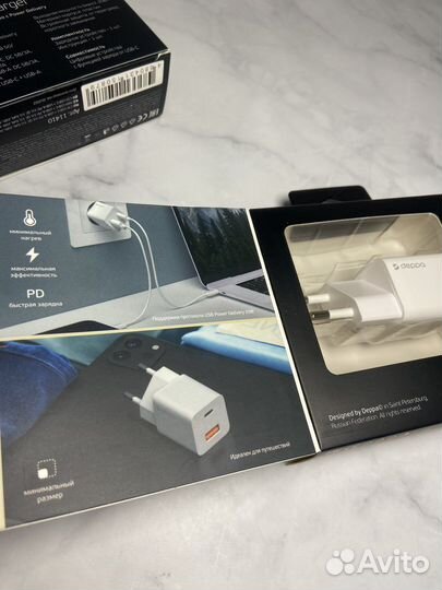 Быстрая зарядка айфон Deppa