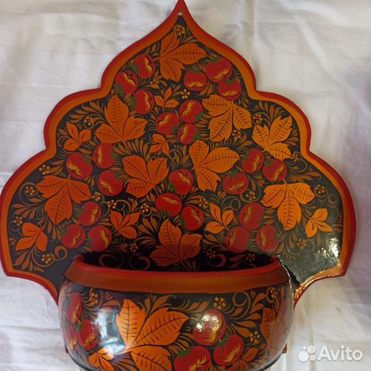 Набор посуды хохлома