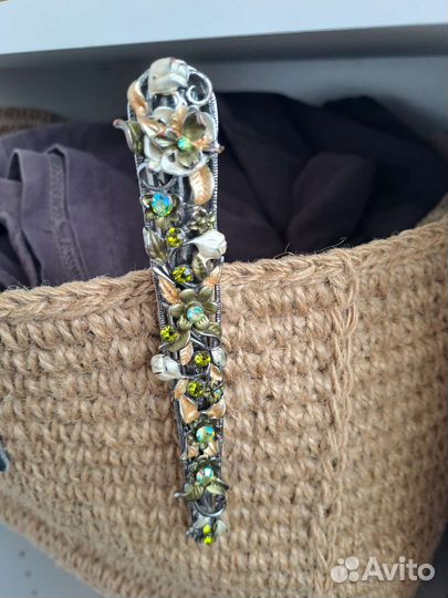 Большая заколка прищепка