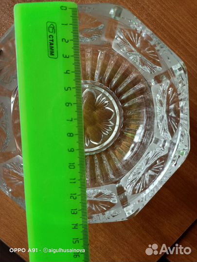 Ваза хрустальная СССР