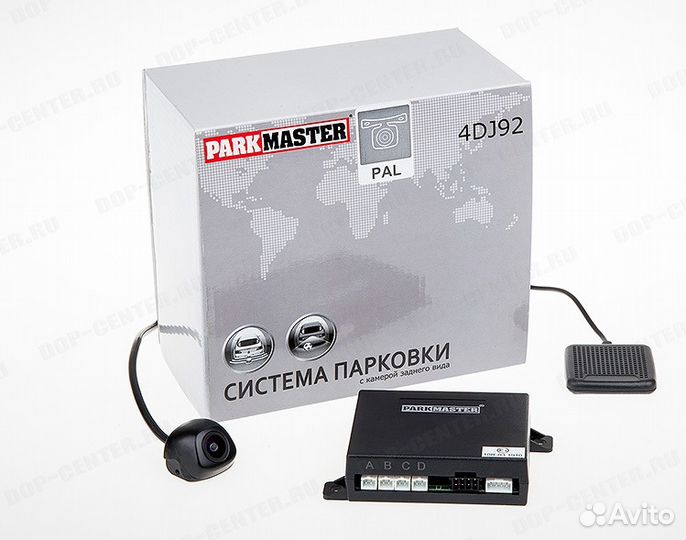 Парктроник ParkMaster 4DJ92B Камера + 4 датчика