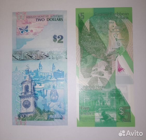 Банкноты стран Америки и Океании