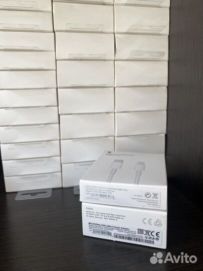 Зарядка блок apple 20w и провод tupe-c lightning