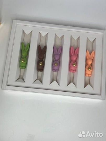 Набор шоколадных зайцев пасхальные конфеты