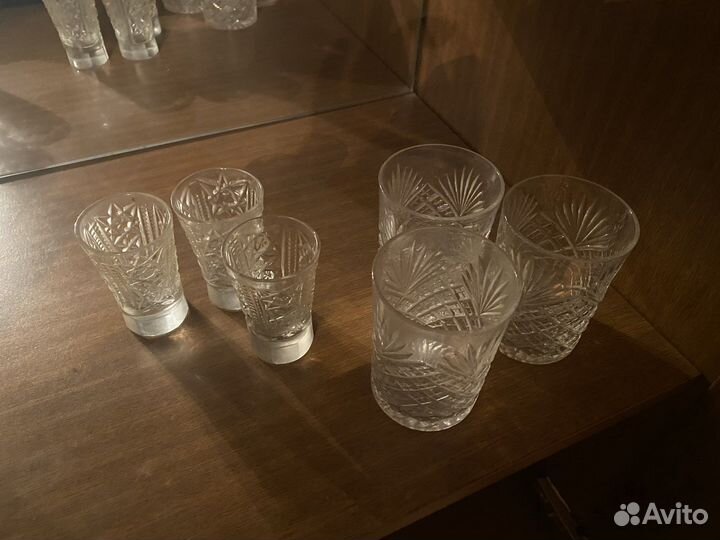 Хрусталь (рюмки, стаканы, креманки)