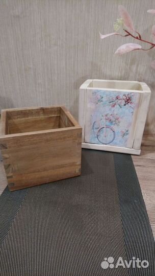 Ящики для цветов деревянные