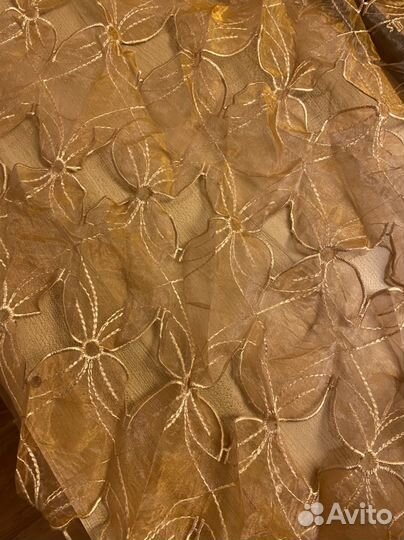 Комплект штор с ламбрекеном и тюлью