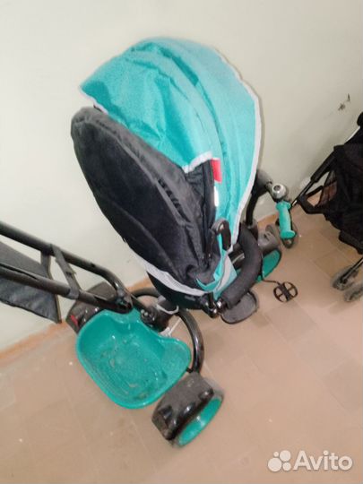 Детский велосипед с ручкой бу