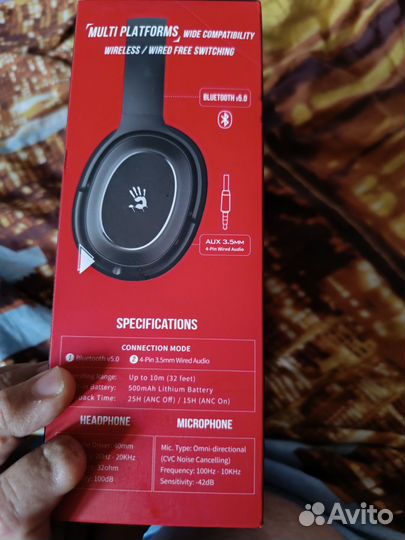 Беспроводные наушники Bloody M320