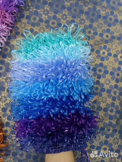 Мочалка варежка