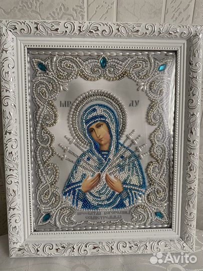 Икона бисером Семистрельная