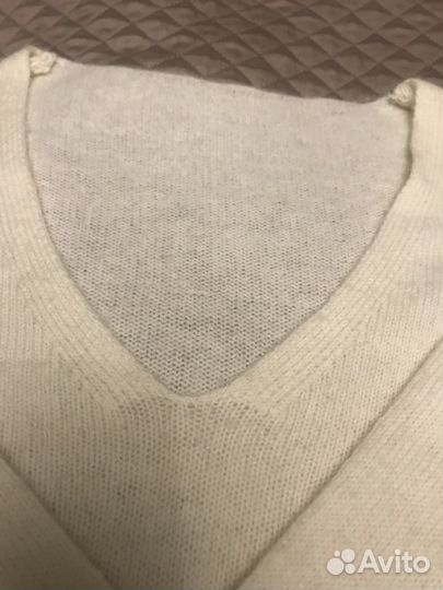 Свитеры шерсть/кашемир Xs-S белый и кемел