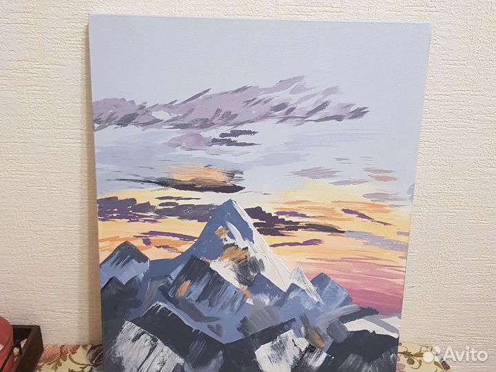 Картина акрилом на холсте